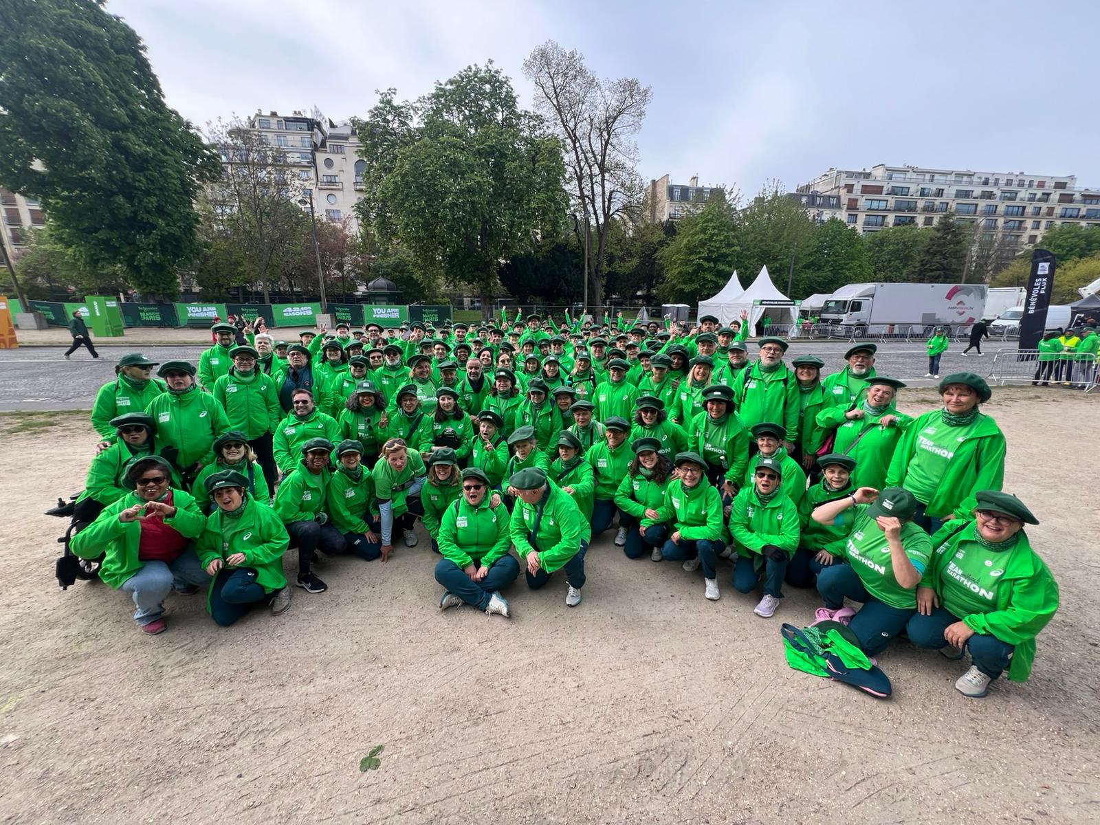 Accueil des finishers Marathon de Paris 2026