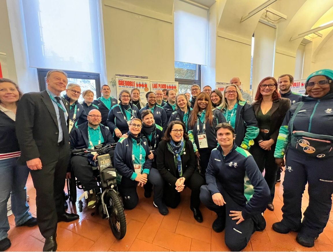 Les Volontaires français reçus par la Ministre des Sports à Milan